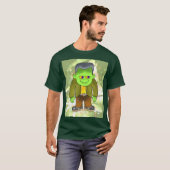Murray het monster op groen t-shirt (Voorkant volledig)