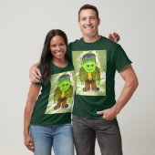 Murray het monster op groen t-shirt (Unisex)