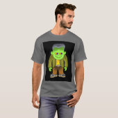 Murray het monster op zwart t-shirt (Voorkant volledig)