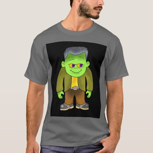 Murray het monster op zwart t-shirt (Voorkant)