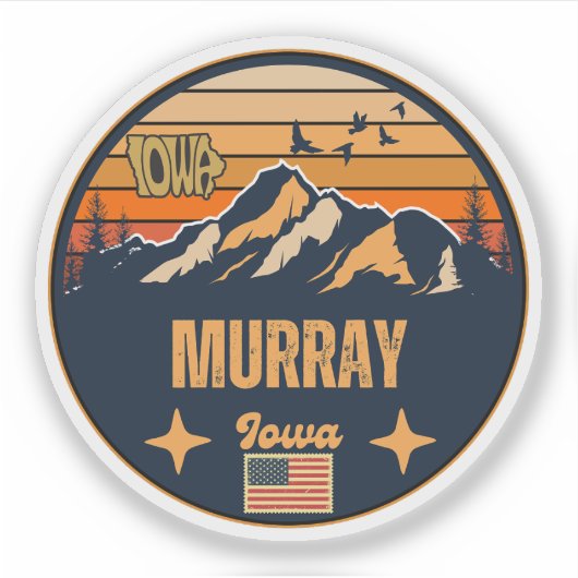 Murray, Iowa Sticker (Voorkant)