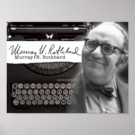 Murray N. Rothbard Poster (Voorkant)