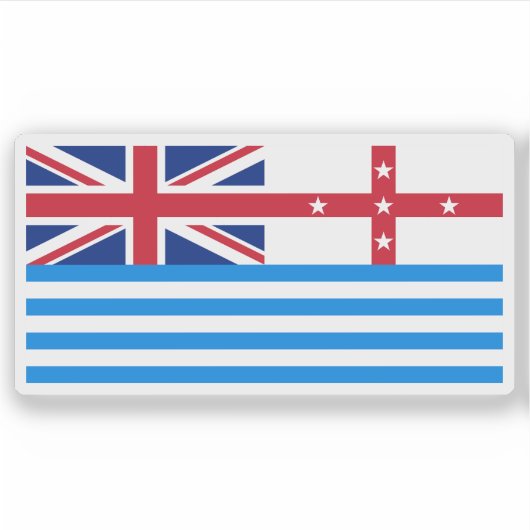 Murray River vlag (Lower), Gemenebest Australië Sticker (Voorkant)