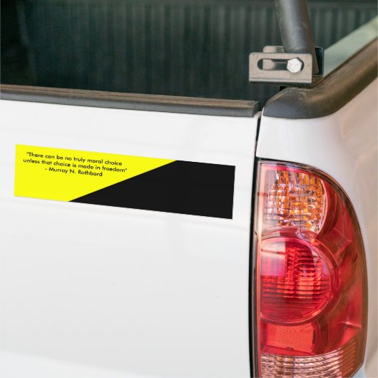 Murray Rothbard en anarcho-kapitalisme Bumpersticker (Op Truck)