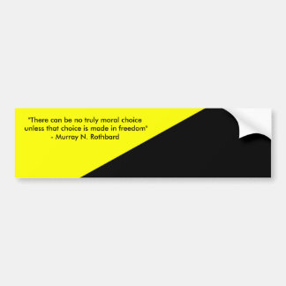 Murray Rothbard en anarcho-kapitalisme Bumpersticker