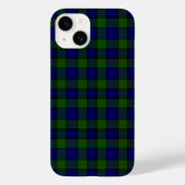 Murray tartan-blauw Case-Mate iPhone case (Achterkant)