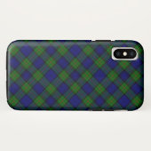 Murray tartan blauw groen geruit Case-Mate iPhone case (Achterkant (horizontaal))