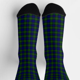 Murray tartan blauw groen ruit sokken