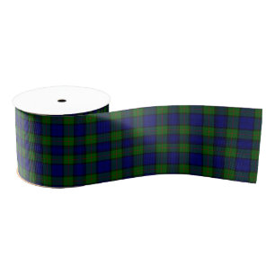 Murray tartan-blauw grosgrain lint