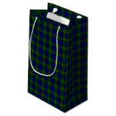 Murray tartan-blauw klein cadeauzakje (Achterkant Gekanteld)
