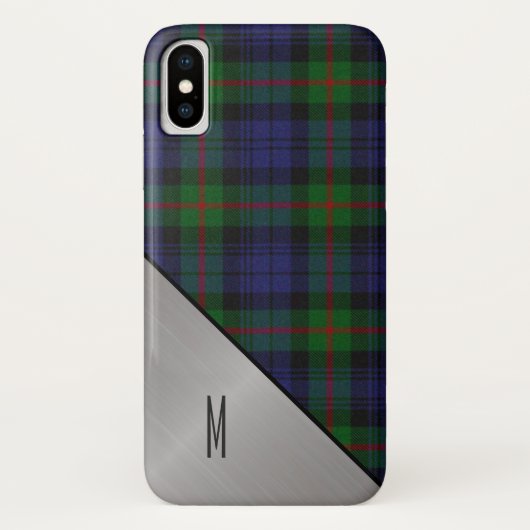 Murray Tartan Pset iPhone X Hoesje (Achterkant)