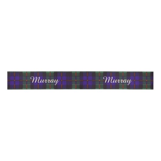 Murray tartan schotvis grosgrain lint (Voorkant)