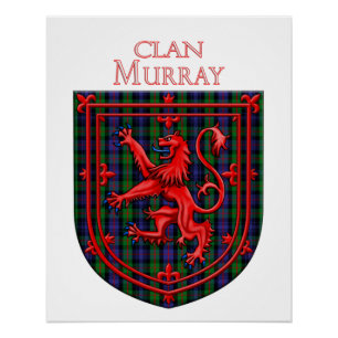 Murray Tartan Scottish Play Lion Rampant Perfect Poster