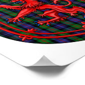 Murray Tartan Scottish Play Lion Rampant Poster (Hoek)