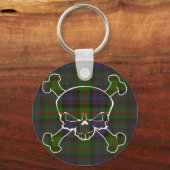 Murray Tartan Skull No Banner Sleutelhanger (Voorkant)