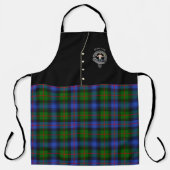 Murray van Atholl Clan Badge & Tartan Kilt Schort (Voorkant)