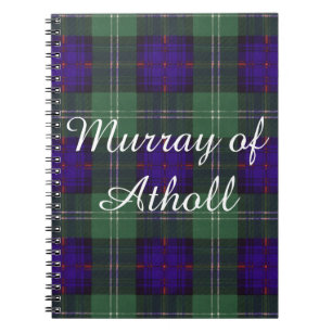 Murray van Athollclan Pset Scottish kilt tartan Notitieboek