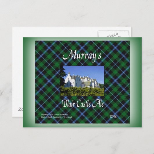 Murray's Blair Castle Ale Briefkaart (Voorkant / Achterkant)