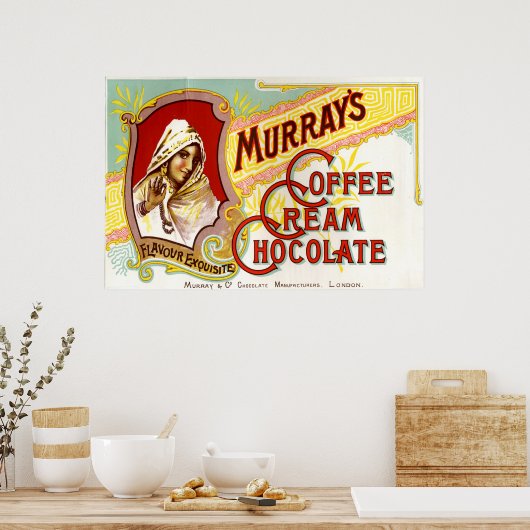 Murrays Coffee Cream Chocolade Poster (Keuken)