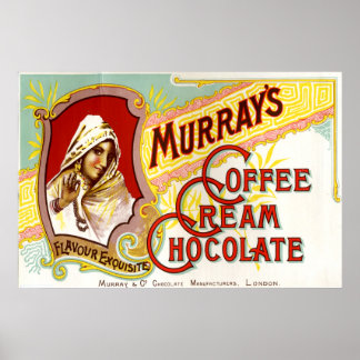 Murrays Coffee Cream Chocolade Poster
