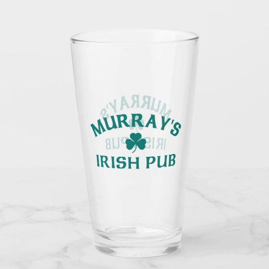 Murray's Ierse Pub Glas (Achterkant)