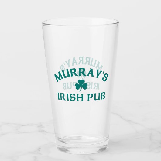 Murray's Ierse Pub Glas (Voorkant)