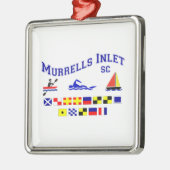 Murrells Inlet SC Signal Flags Metalen Ornament (Links)