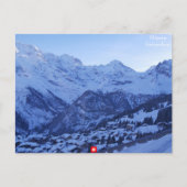 Mürren en de beroemde Zwitserse Alpentrilogie Briefkaart (Voorkant)