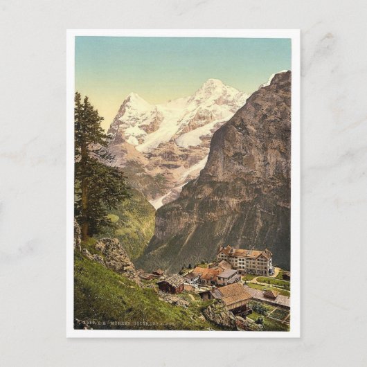 Murren, Hotel des Alps, Bernese Oberland, Switzerl Briefkaart (Voorkant)
