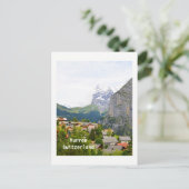 Murren in Zwitserland Briefkaart (Staand voorkant)