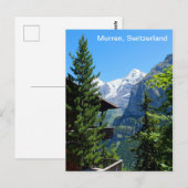 Murren in Zwitserland Briefkaart (Voorkant / Achterkant)