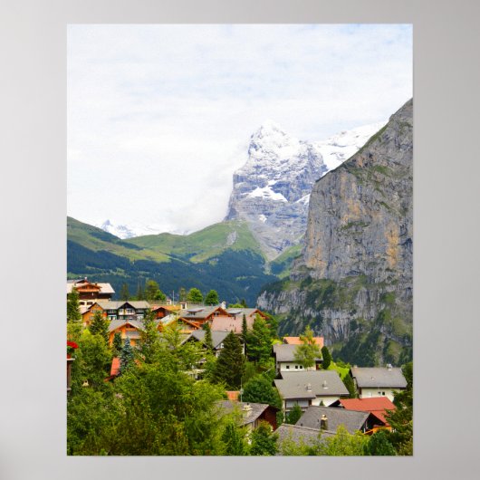Murren in Zwitserland Poster (Voorkant)