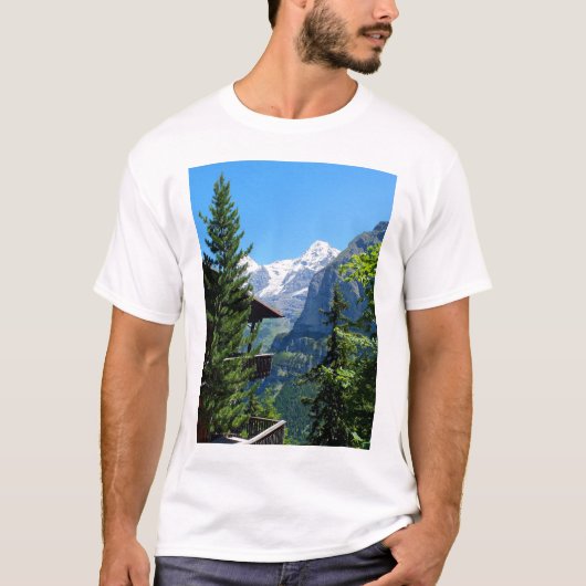 Murren in Zwitserland T-shirt (Voorkant)