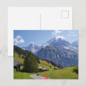 Mürren, Zwitserland Briefkaart (Voorkant / Achterkant)