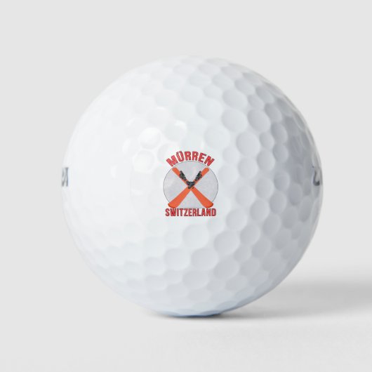 Mürren, Zwitserland Golfballen (Voorkant)
