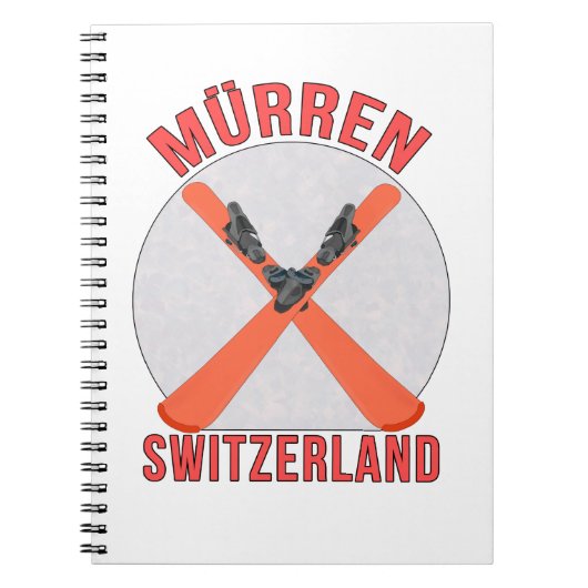 Mürren, Zwitserland Notitieboek (Voorkant)