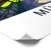 Murren Zwitserland Reisprint Poster (Hoek)