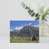 Mürren, Zwitserland - Schweiz Briefkaart (Staand voorkant)