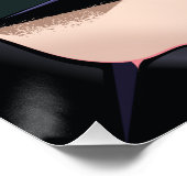 Murren Zwitserland ski poster art print. (Hoek)