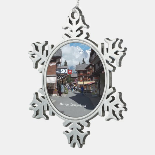 Murren, Zwitserland Snowflake Ornament 1 (Rechts)