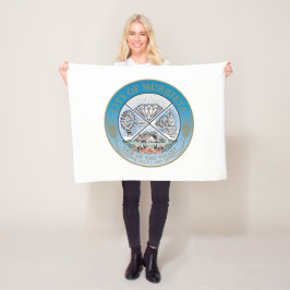 Murrieta (Californië) City Seal Fleece Deken
