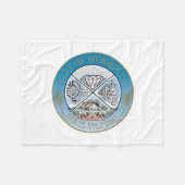 Murrieta (Californië) City Seal Fleece Deken (Voorkant (Horizontaal))