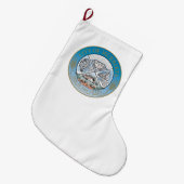 Murrieta (Californië) City Seal Grote Kerstsok (Voorkant (Hangend))