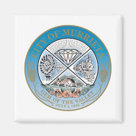 Murrieta (Californië) City Seal Magneet