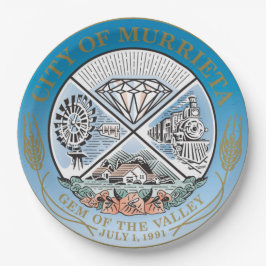 Murrieta (Californië) City Seal Papieren Bordje