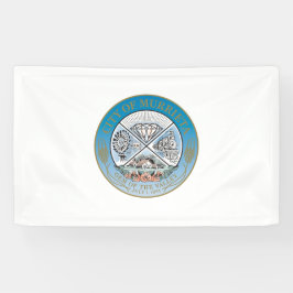 Murrieta (Californië) City Seal Spandoek