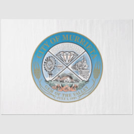 Murrieta (Californië) City Seal Tissuepapier