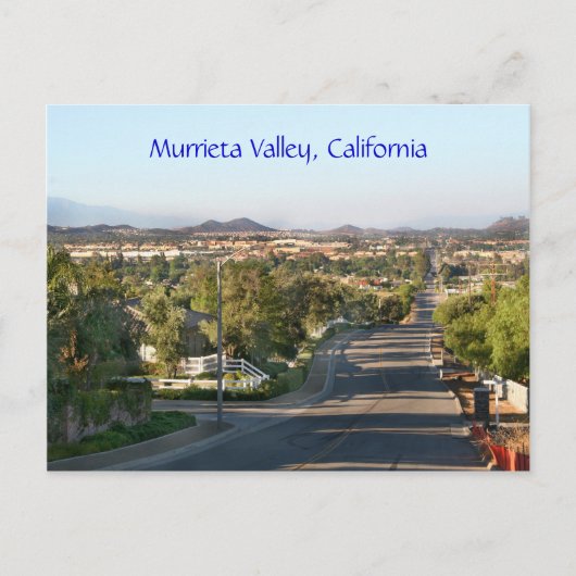 Murrieta Valley, Californië Briefkaart (Voorkant)