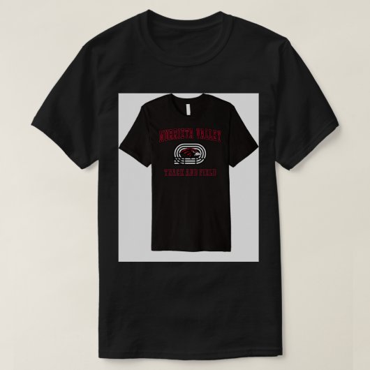 Murrieta Valley High School Nighthawks Track en F T-shirt (Design voorkant)