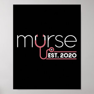 Murse estabed 2020 Funny Murse Male Nurse Man Poster